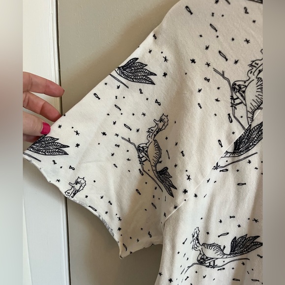 Victa Designs Dragonbird mock neck short sleeve turtleneck, Women’s Size L - Picture 6 of 7